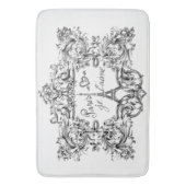 Eiffel Tower "I love Paris" "Paris Je taime" Badmat (Voorkant Verticaal)