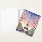 Eiffel Tower in Bloom | Paris France Watercolor Planner (Display)