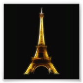Eiffel Tower in Parijs Frankrijk Foto Afdruk (Voorkant)