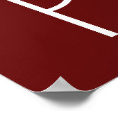 Eiffel Tower in Paris Artwork France Travel Poster (Hoek)