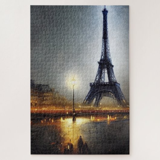 Eiffel Tower Jigzaag Puzzle Legpuzzel (Verticaal)