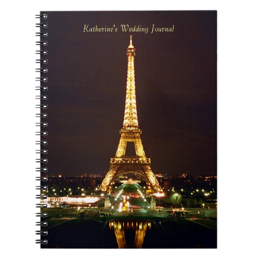 Eiffel Tower Journals Notitieboek (Voorkant)