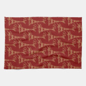 Eiffel Tower Joyeux Noel Kitchen Towel Theedoek (Horizontaal)