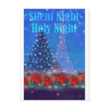 Eiffel Tower Kerstmis Pine Poinsettia