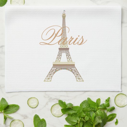 Eiffel Tower Kitchen Towel Theedoek (Gevouwen)