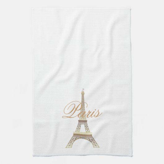 Eiffel Tower Kitchen Towel Theedoek (Verticaal)