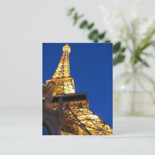 Eiffel Tower, Las Vegas, Nevada Briefkaart (Staand voorkant)