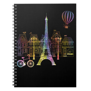 Eiffel Tower Love France Women Paris Notitieboek