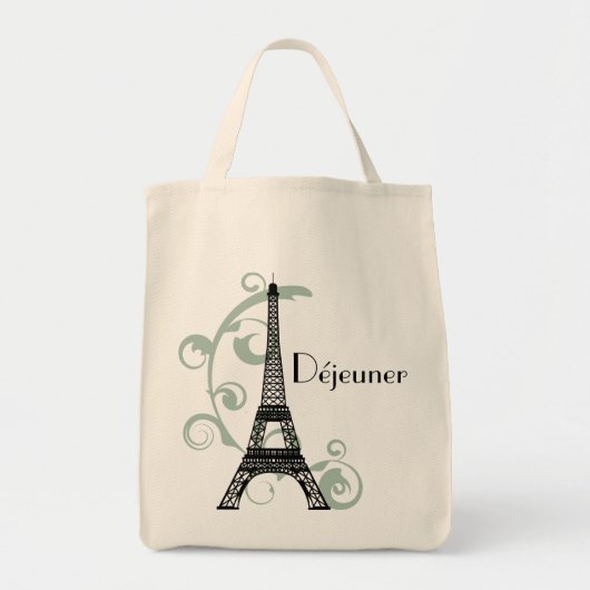 Eiffel Tower Lunch Bag Tote Bag (Voorkant)