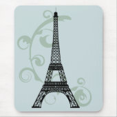 Eiffel Tower Mousepad Muismat (Voorkant)