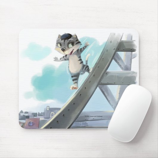 Eiffel Tower Mousepad Muismat (Met muis)