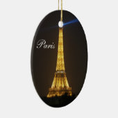 Eiffel Tower nacht Keramisch Ornament (Rechts)