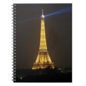 Eiffel Tower nacht Notitieboek (Voorkant)