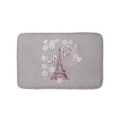 Eiffel Tower Oh Paris France Daisy Badmat (Voorkant)