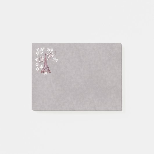  Eiffel Tower Oh Paris France Daisy Post-it® Notes (Voorkant)