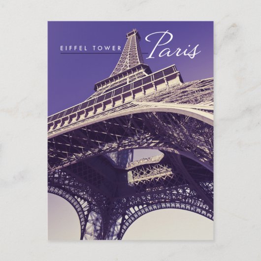 Eiffel Tower, Parijs Briefkaart (Voorkant)