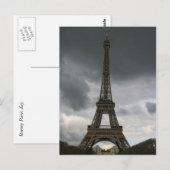 Eiffel Tower, Parijs Briefkaart (Voorkant / Achterkant)