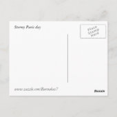 Eiffel Tower, Parijs Briefkaart (Achterkant)