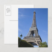 Eiffel Tower, Parijs Briefkaart (Voorkant / Achterkant)
