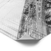 Eiffel Tower, Parijs, Briefkaart Frankrijk Poster (Hoek)