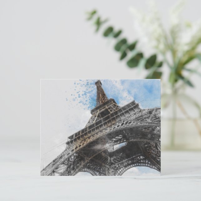Eiffel Tower, Parijs, Frankrijk (Staand voorkant)