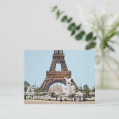 Eiffel Tower, Parijs Frankrijk 1889 Briefkaart (Staand voorkant)