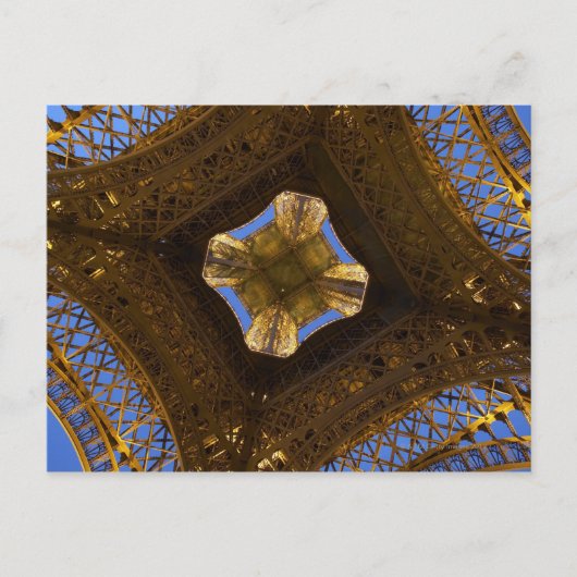 Eiffel Tower, Parijs, Frankrijk 2 Briefkaart (Voorkant)