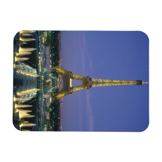Eiffel Tower, Parijs, Frankrijk 2 Magneet (Horizontaal)