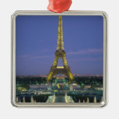 Eiffel Tower, Parijs, Frankrijk 2 Metalen Ornament (Voorkant)