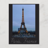Eiffel Tower, Parijs Frankrijk Briefkaart (Voorkant)
