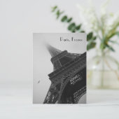Eiffel Tower, Parijs Frankrijk Briefkaart (Staand voorkant)