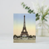 Eiffel Tower, Parijs, Frankrijk Briefkaart (Staand voorkant)