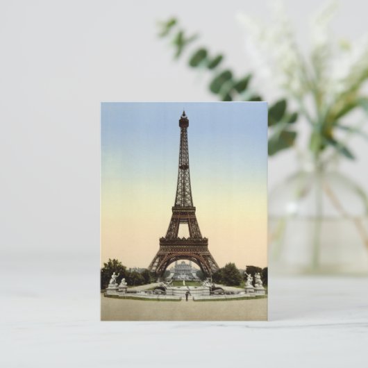 Eiffel Tower, Parijs, Frankrijk Briefkaart (Staand voorkant)