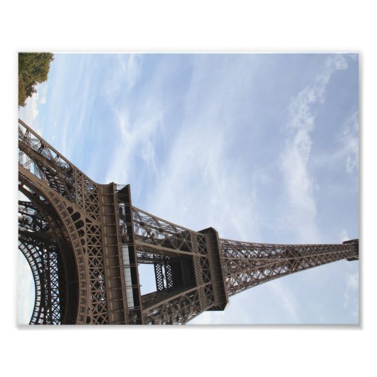 Eiffel Tower, Parijs Frankrijk Foto Afdruk (Voorkant)
