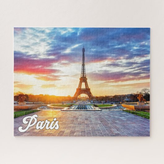 Eiffel Tower, Parijs, Frankrijk Legpuzzel (Horizontaal)