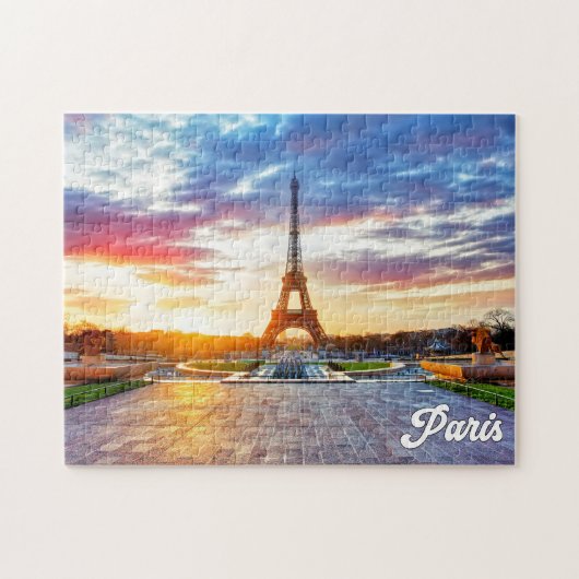 Eiffel Tower, Parijs, Frankrijk Legpuzzel (Horizontaal)