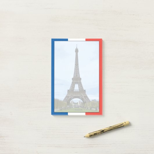 Eiffel Tower, Parijs, Frankrijk Post-it® Notes (Op bureau)