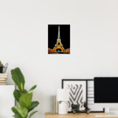 Eiffel Tower, Parijs, Frankrijk Poster (Thuiskantoor)