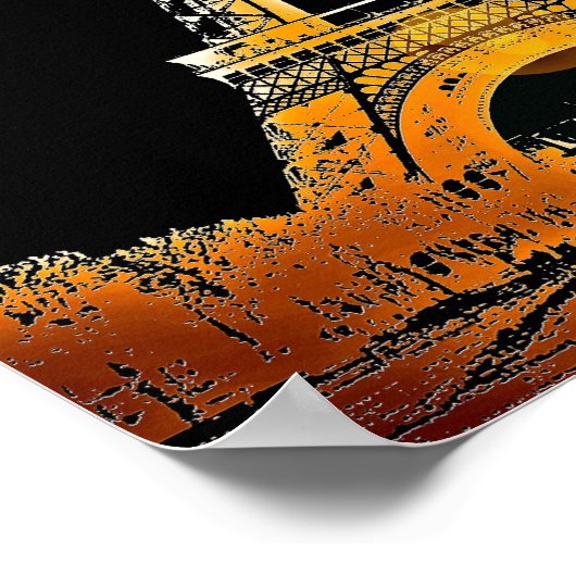 Eiffel Tower, Parijs, Frankrijk Poster (Hoek)