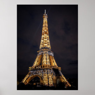 Eiffel Tower, Parijs, Frankrijk Poster