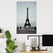Eiffel Tower - Parijs, Frankrijk Poster (Thuiskantoor)