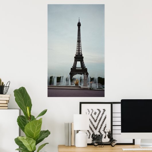 Eiffel Tower - Parijs, Frankrijk Poster (Thuiskantoor)