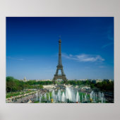 Eiffel Tower, Parijs, Frankrijk Poster (Voorkant)