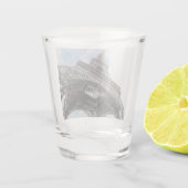 Eiffel Tower, Parijs, Frankrijk Shot Glas (Achterkant)