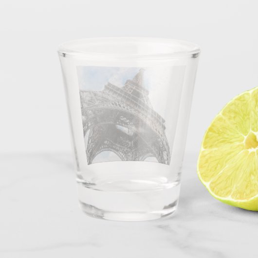 Eiffel Tower, Parijs, Frankrijk Shot Glas (Achterkant)