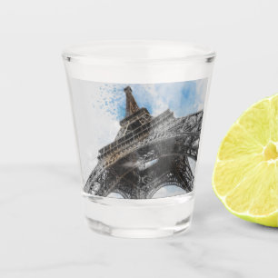 Eiffel Tower, Parijs, Frankrijk Shot Glas