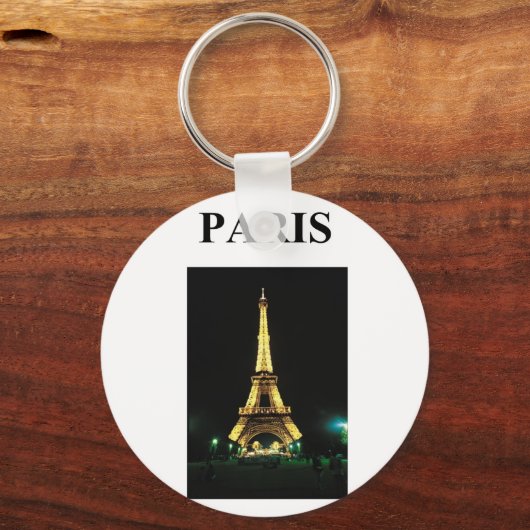 eiffel tower parijs frankrijk sleutelhanger (Voorkant)