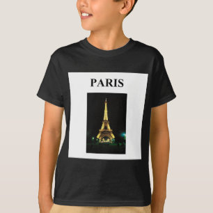 eiffel tower parijs frankrijk t-shirt