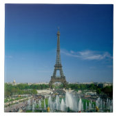 Eiffel Tower, Parijs, Frankrijk Tegeltje (Voorkant)