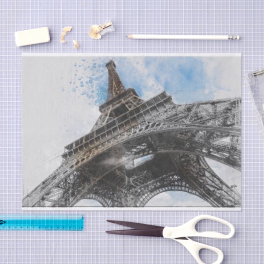 Eiffel Tower, Parijs, Frankrijk Tissuepapier (Craft)